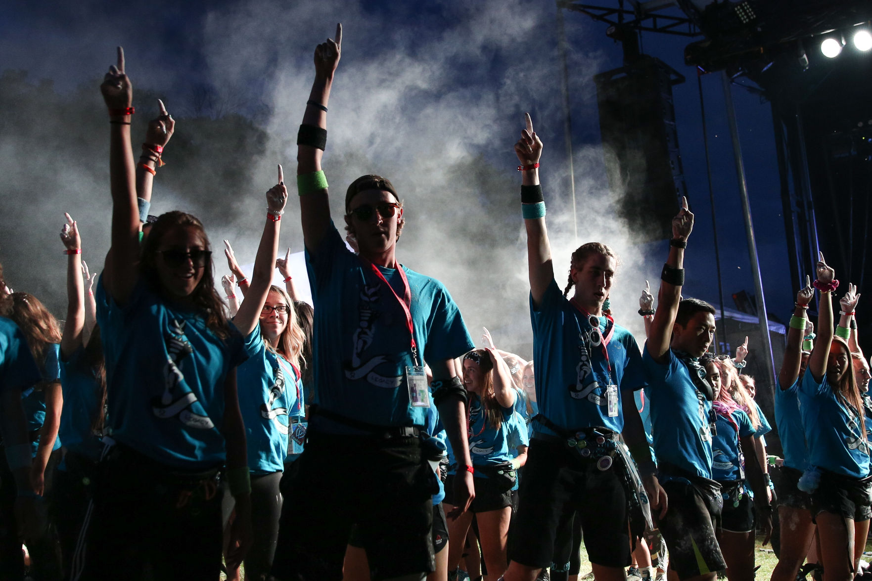 O-Week Celebration Image 14- Ones up Smoke